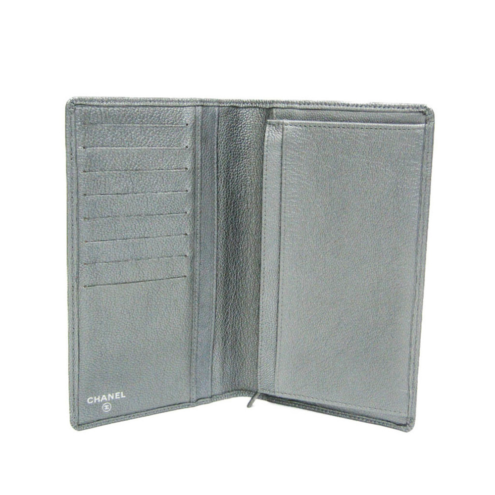 CHANEL Silver Leather Wallet - Picture 3 of 12